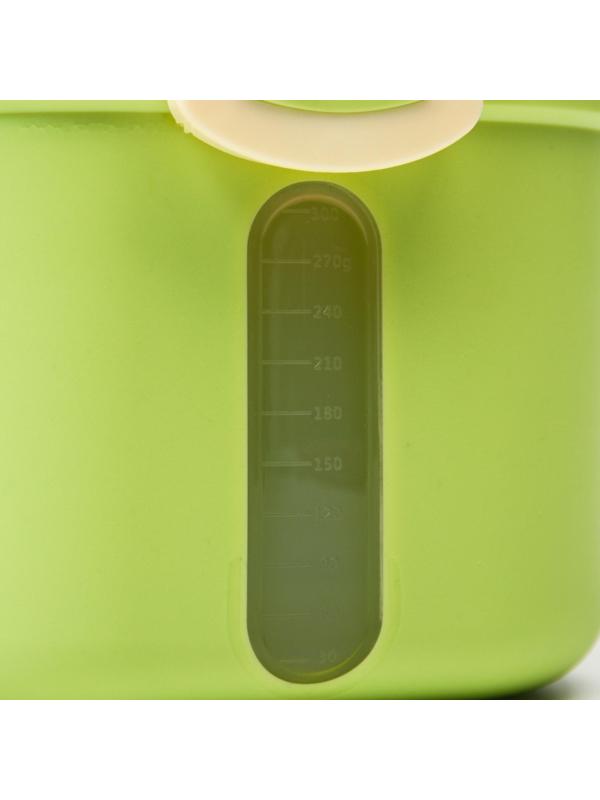 Контейнер для хранения детского питания «Корона», 360 гр., цвет зеленый