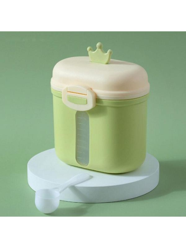 Контейнер для хранения детского питания «Корона», 360 гр., цвет зеленый