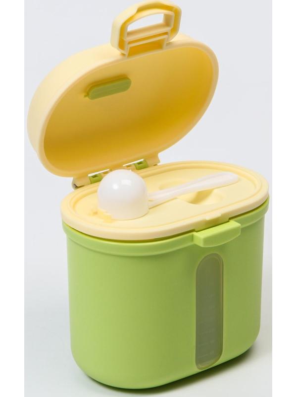 Контейнер для хранения детского питания «Корона», 360 гр., цвет зеленый