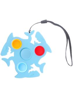 Спиннер «Акула», симпл-димпл, цвета МИКС