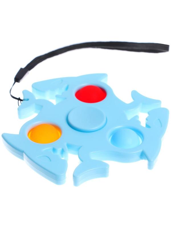 Спиннер «Акула», симпл-димпл, цвета МИКС