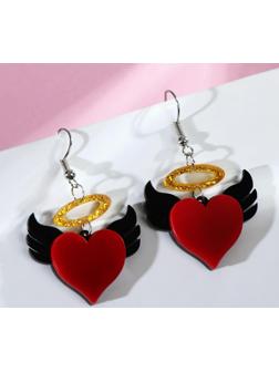 Серьги акрил 