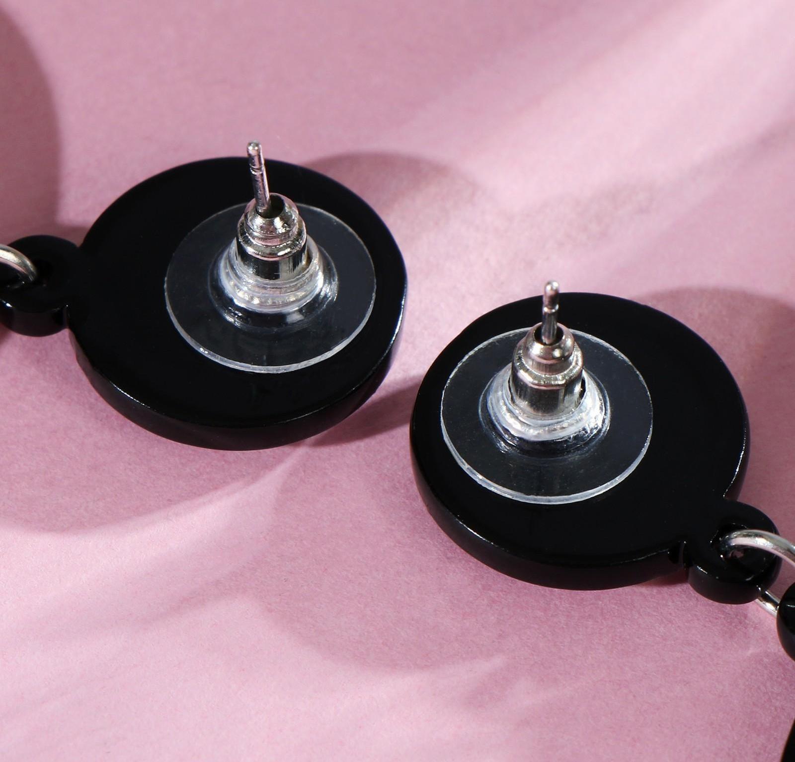 Серьги акрил 