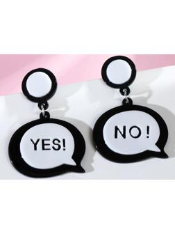 Серьги акрил 