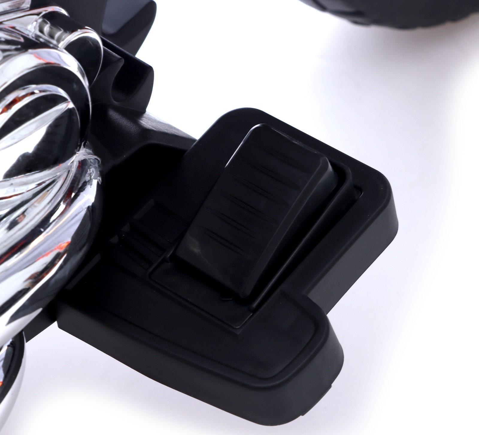 Электромотоцикл «Чоппер», 2 мотора, цвет пламя, глянец