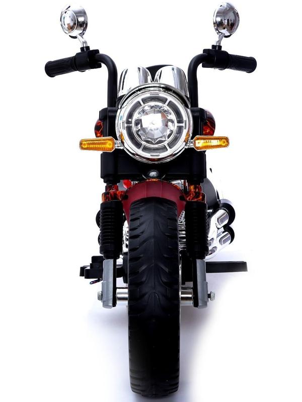 Электромотоцикл «Чоппер», 2 мотора, цвет пламя, глянец