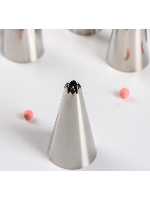 Набор насадок кондитерских KONFINETTA, 9 шт, d=2,5 см