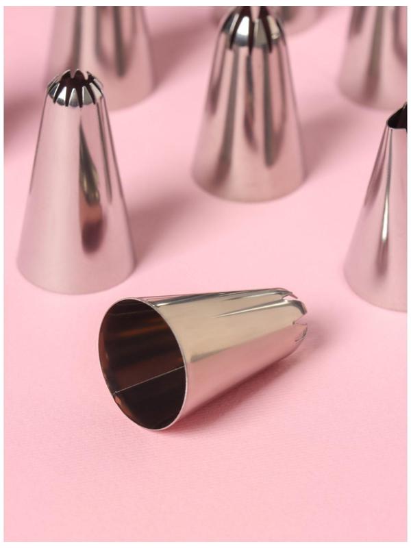 Набор насадок кондитерских KONFINETTA, 9 шт, d=2,5 см