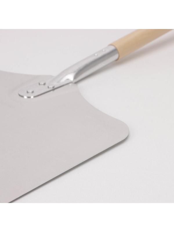 Лопата для пиццы из нержавеющей стали «Общепит», 96×35,5×2 см, полотно 35,5×40 см, толщина 1,5 мм