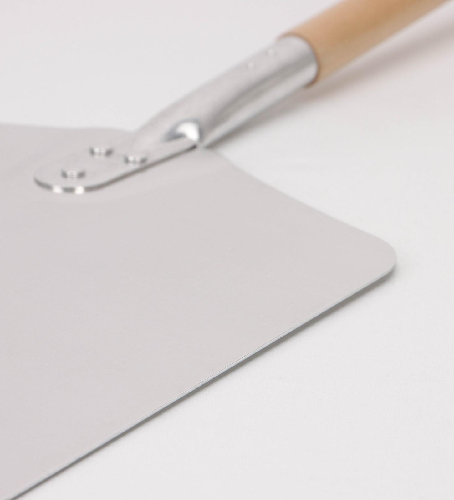 Лопата для пиццы из нержавеющей стали «Общепит», 66×30,5×2 , полотно 35,5х31 см, толщина 1,5 мм