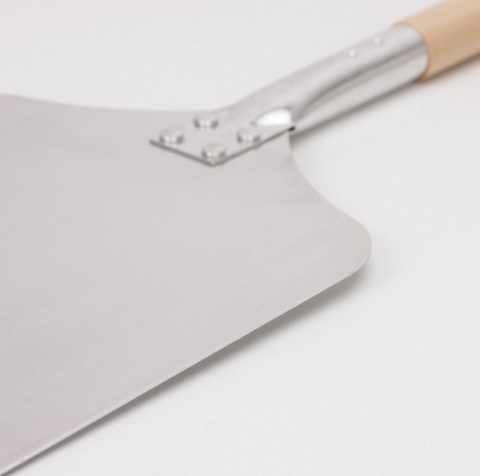 Лопата для пиццы из нержавеющей стали «Общепит», 83×23×2 см, полотно 23×26 см, толщина 1,5 мм