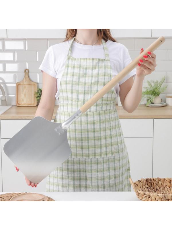 Лопата для пиццы из нержавеющей стали «Общепит», 83×23×2 см, полотно 23×26 см, толщина 1,5 мм