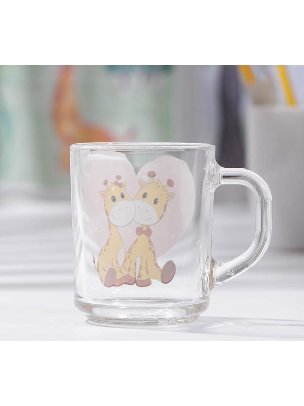 Кружка детская Доляна «Жирафы», 200 мл