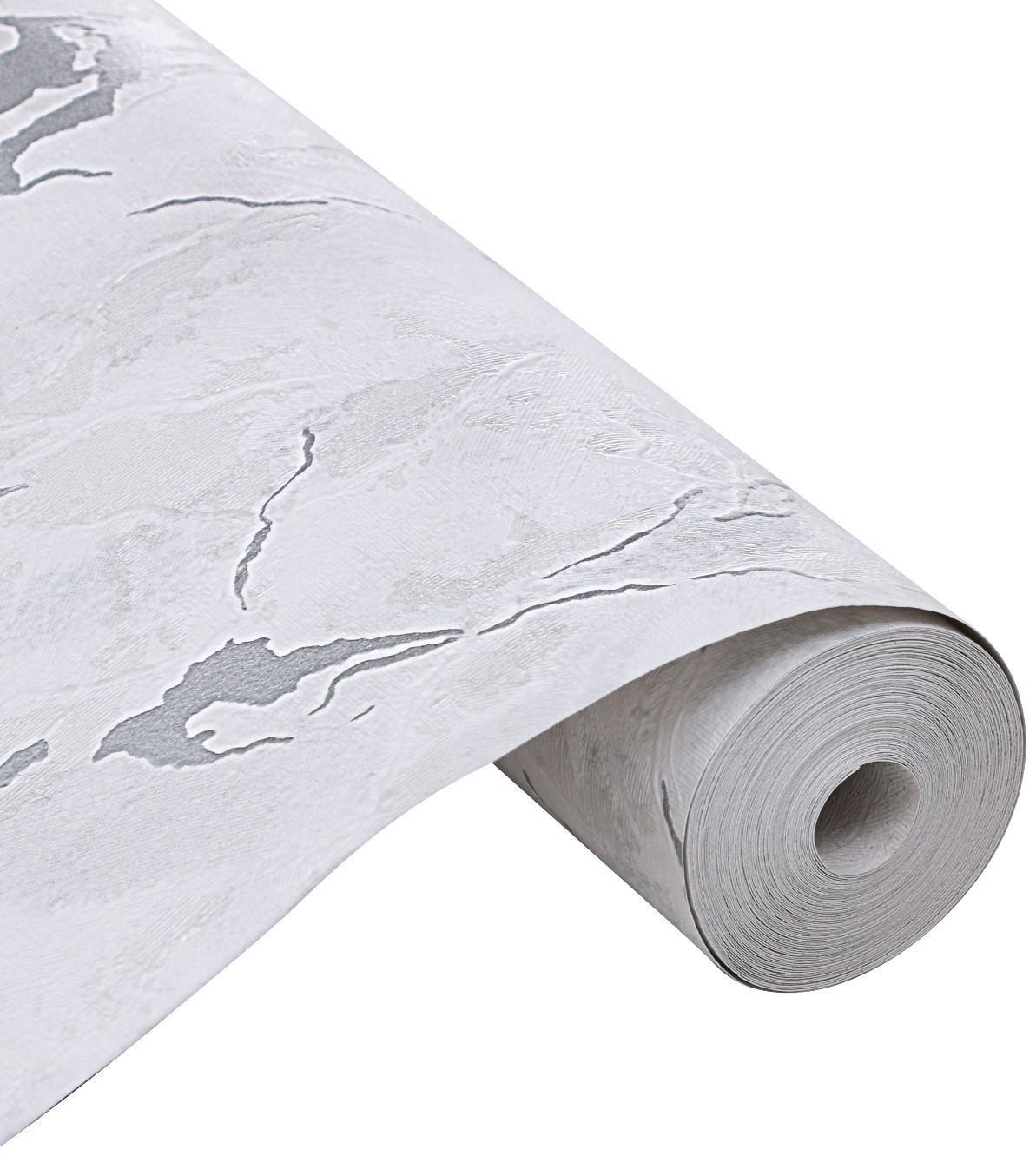 Бумажные обои Симфония 505-016, 0,53х10,05м, серебро