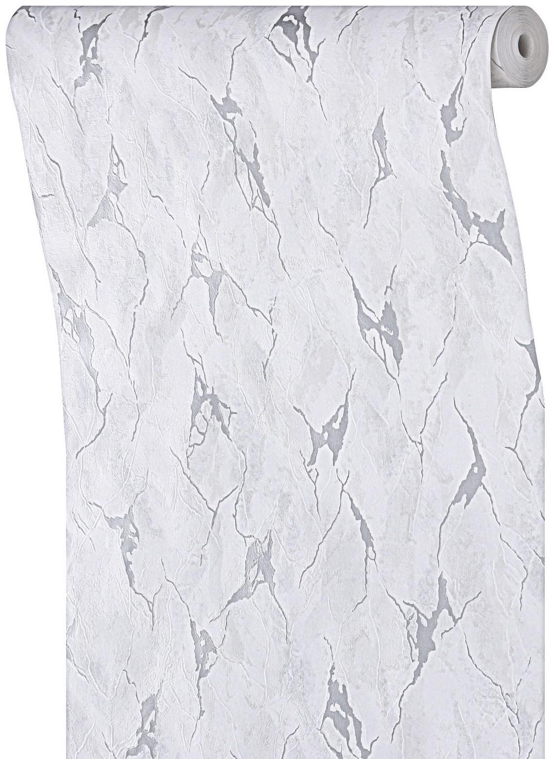 Бумажные обои Симфония 505-016, 0,53х10,05м, серебро