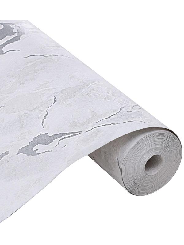 Бумажные обои Симфония 505-016, 0,53х10,05м, серебро