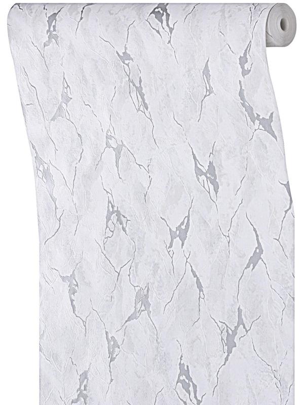 Бумажные обои Симфония 505-016, 0,53х10,05м, серебро