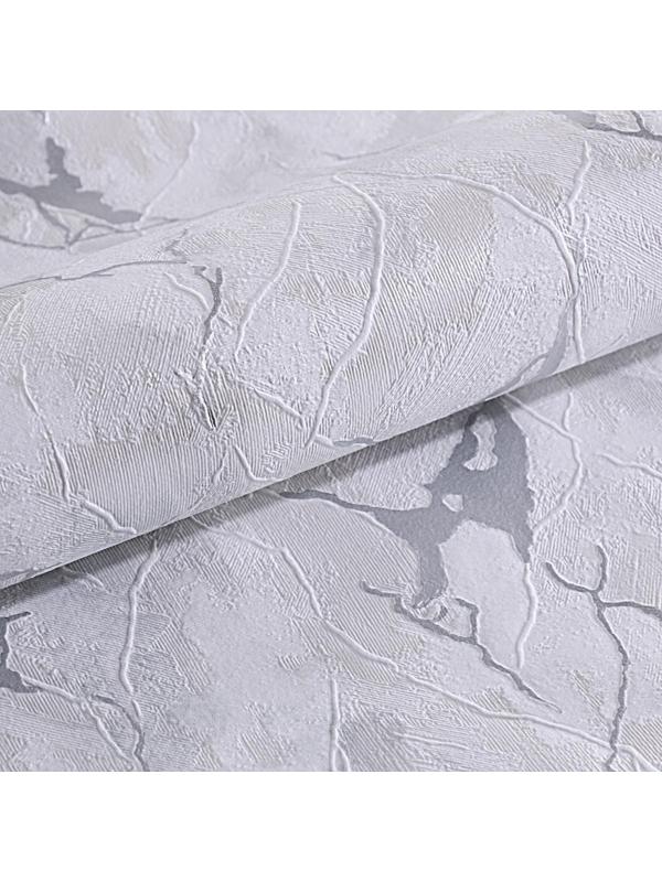 Бумажные обои Симфония 505-016, 0,53х10,05м, серебро