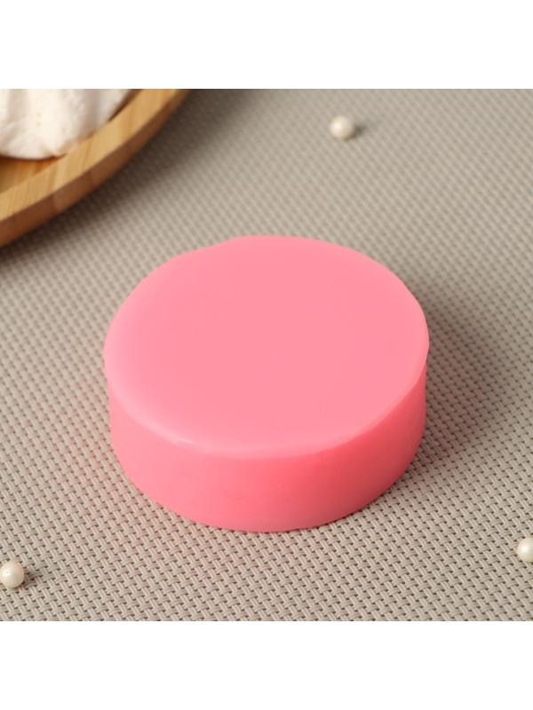 Силиконовый молд Доляна «Шина», d=6,5 см, цвет розовый