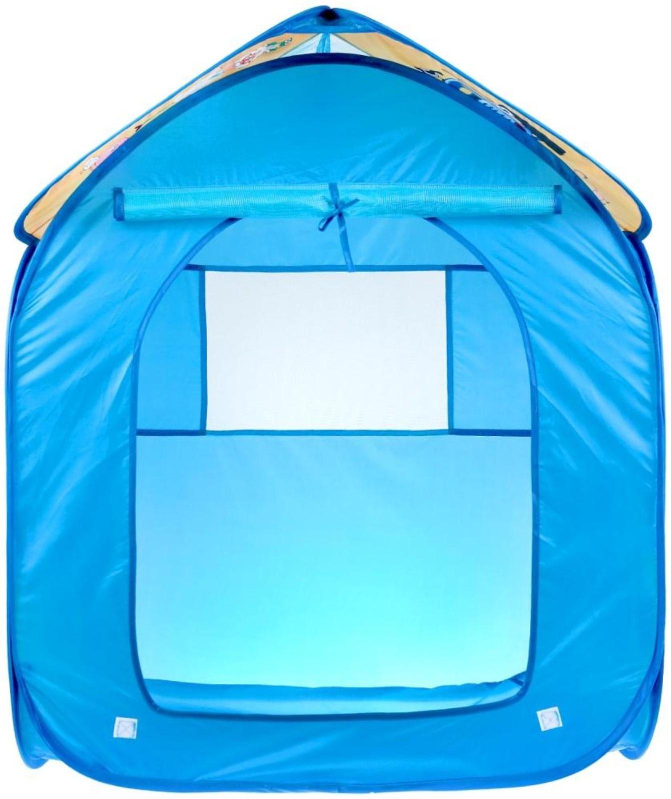 Палатка игровая «Синий трактор» 83х80х105 см, в сумке