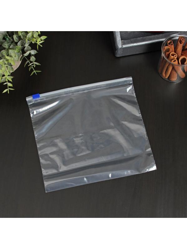 Набoр пакетoв для замoрoзки с защёлкoй Дoляна, 1,5 л, 20 шт