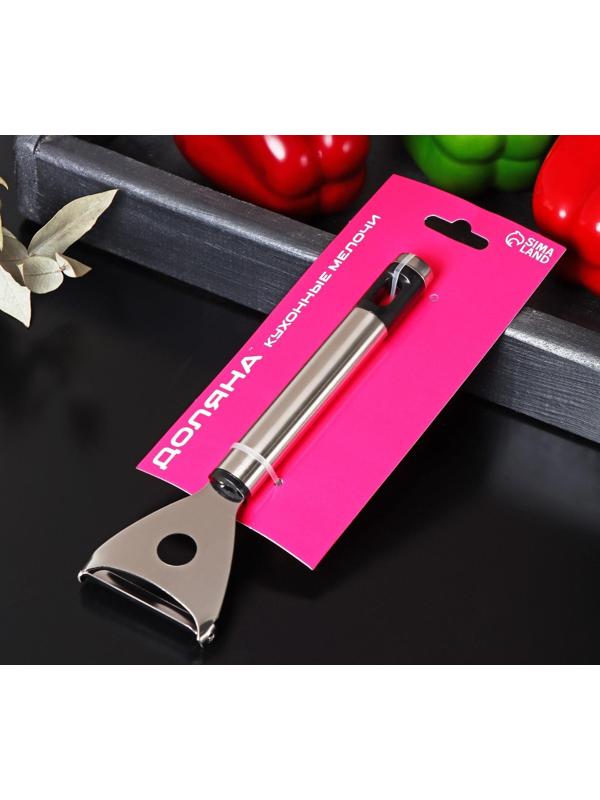 Овощечистка Доляна Fargo, 17,5×5×2 см, нержавеющая сталь