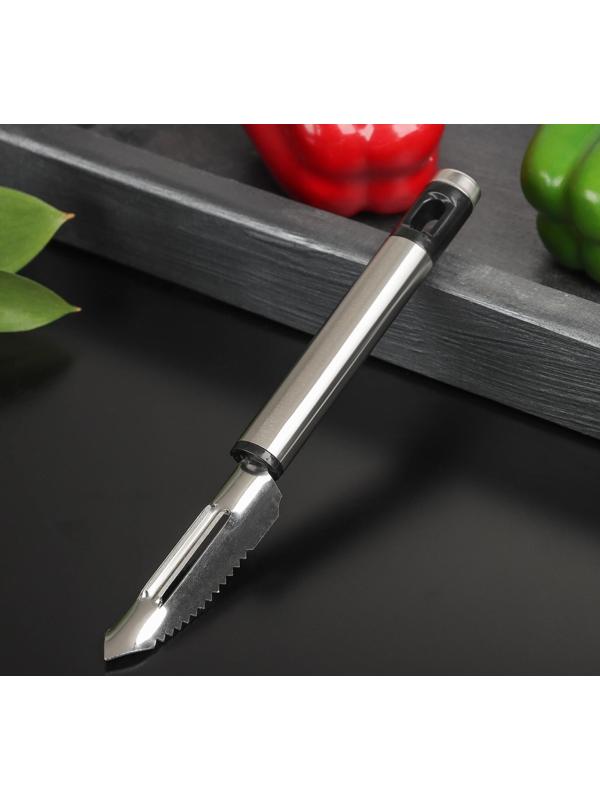 Овощечистка Доляна Fargo, 20×2×2 см, нержавеющая сталь