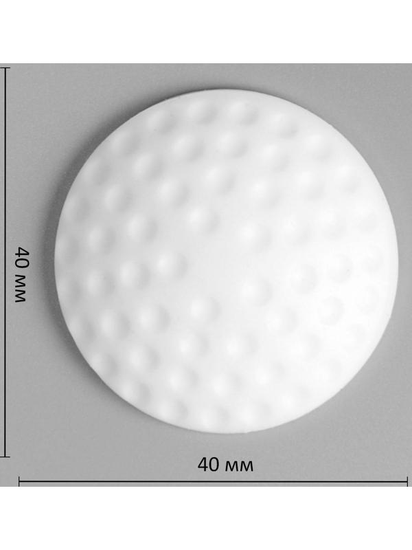 Стопор силиконовый ТУНДРА, мебельный 40 х 8 мм, 4 шт.