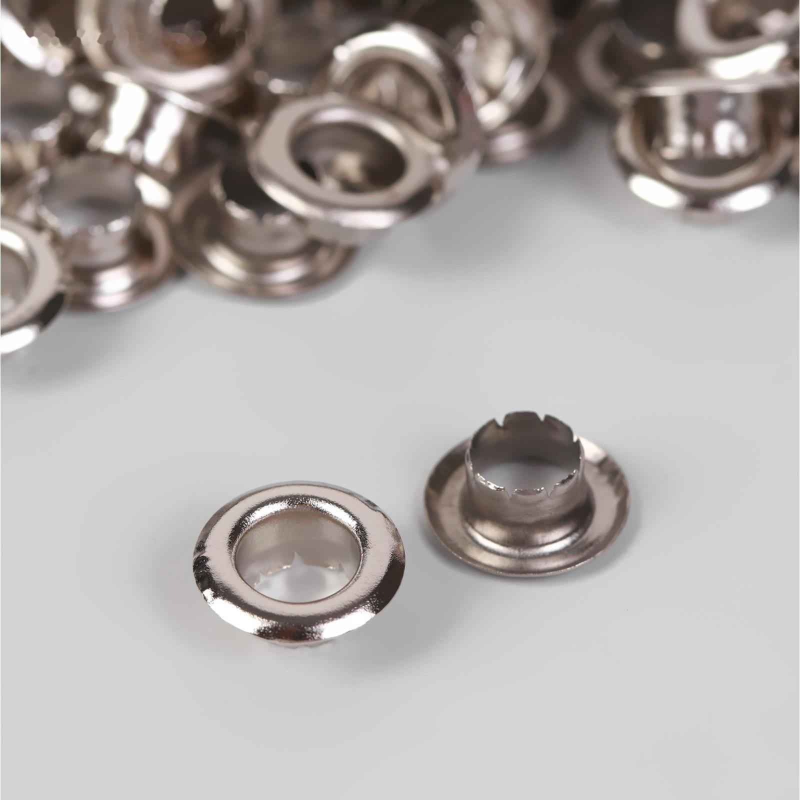 Блочка, d = 6 мм, цвет никель