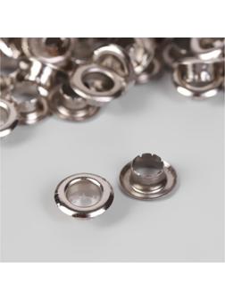 Блочка, d = 6 мм, цвет никель