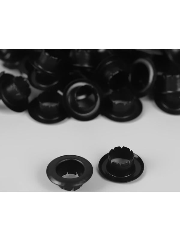 Блочка, d = 6 мм, цвет чёрный никель