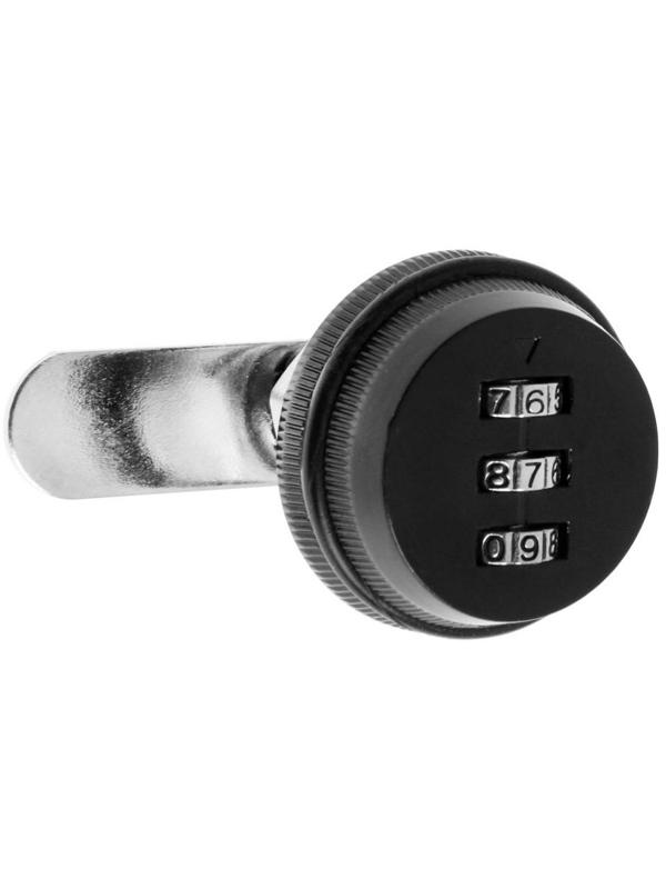 Замок кодовый ТУНДРА, для почтового ящика, цвет черный, длина резьбовой части 20 мм
