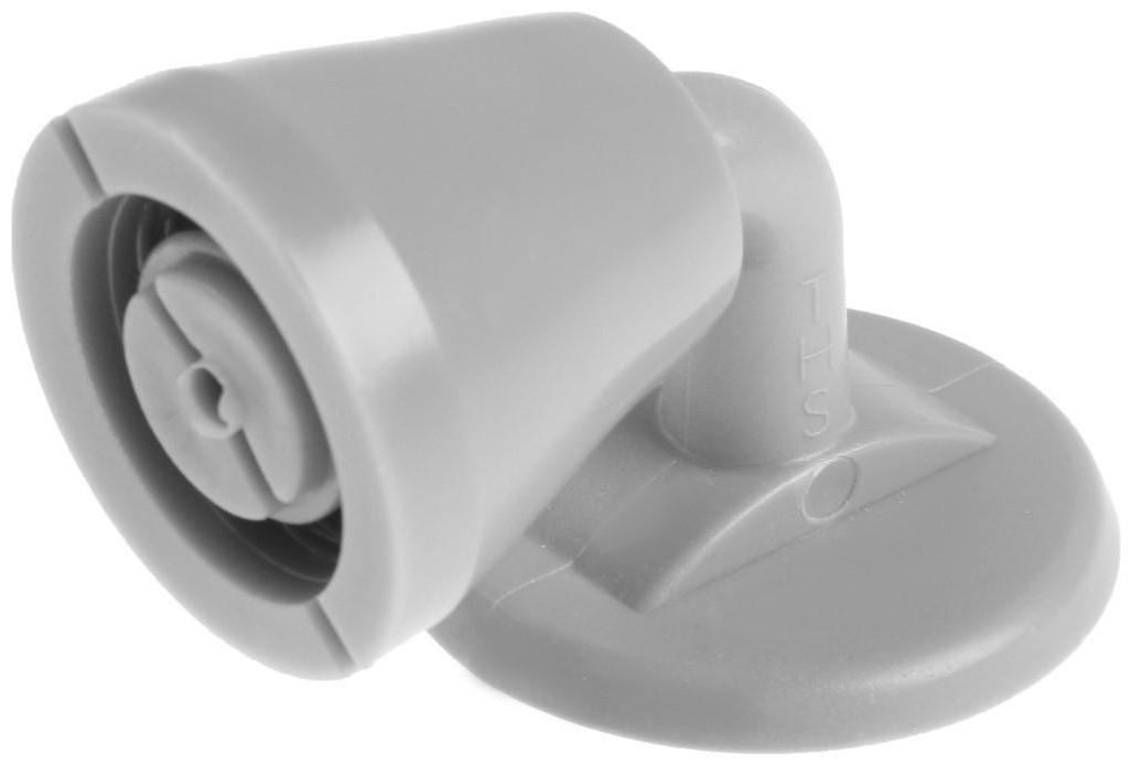 Дверной ограничитель LOCKLAND, изогнутый, цвет серый