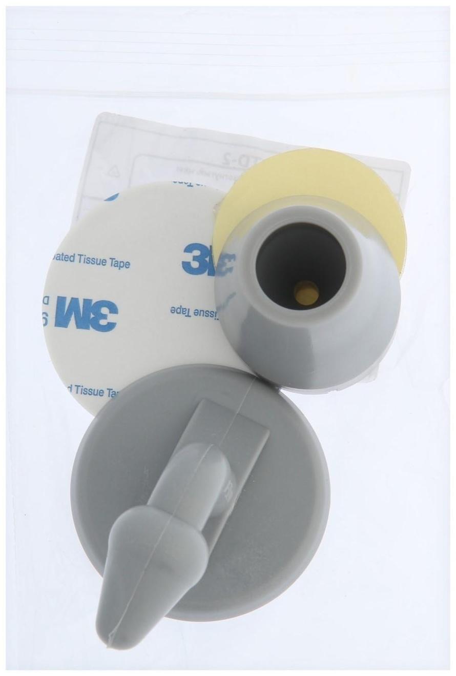 Дверной ограничитель LOCKLAND, изогнутый, цвет серый