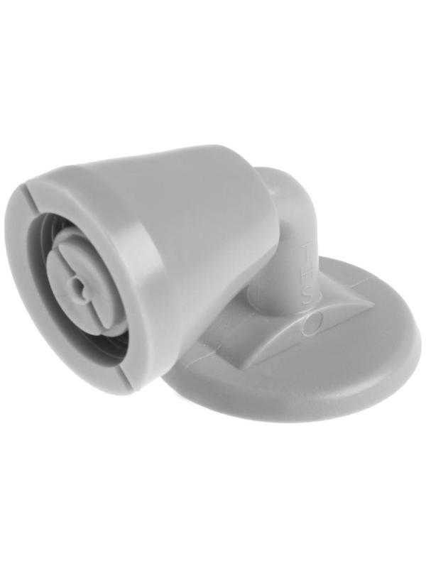 Дверной ограничитель LOCKLAND, изогнутый, цвет серый