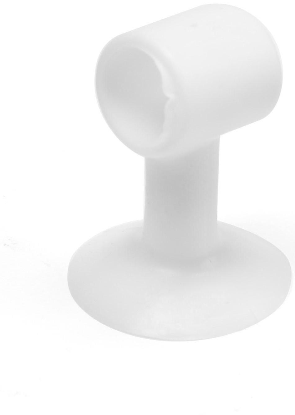 Дверной ограничитель LOCKLAND на ручку, d=15 мм, h=50 мм, цвет белый