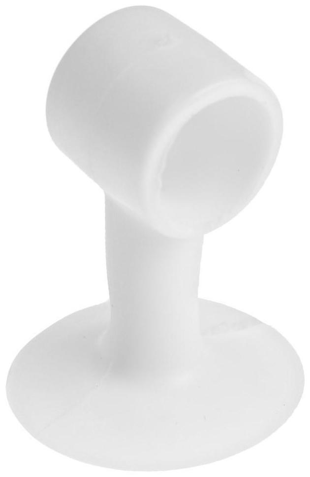 Дверной ограничитель LOCKLAND на ручку, d=15 мм, h=50 мм, цвет белый