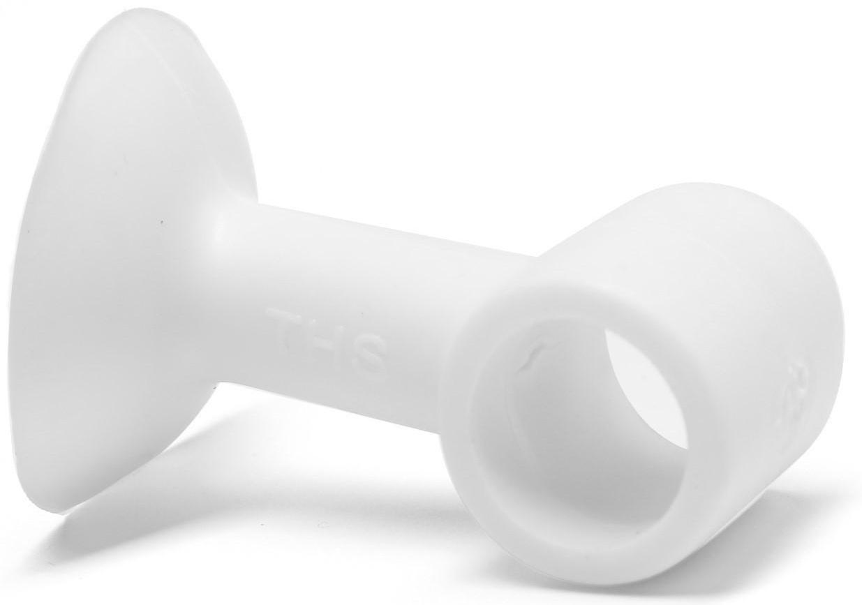 Дверной ограничитель LOCKLAND на ручку, d=15 мм, h=50 мм, цвет белый