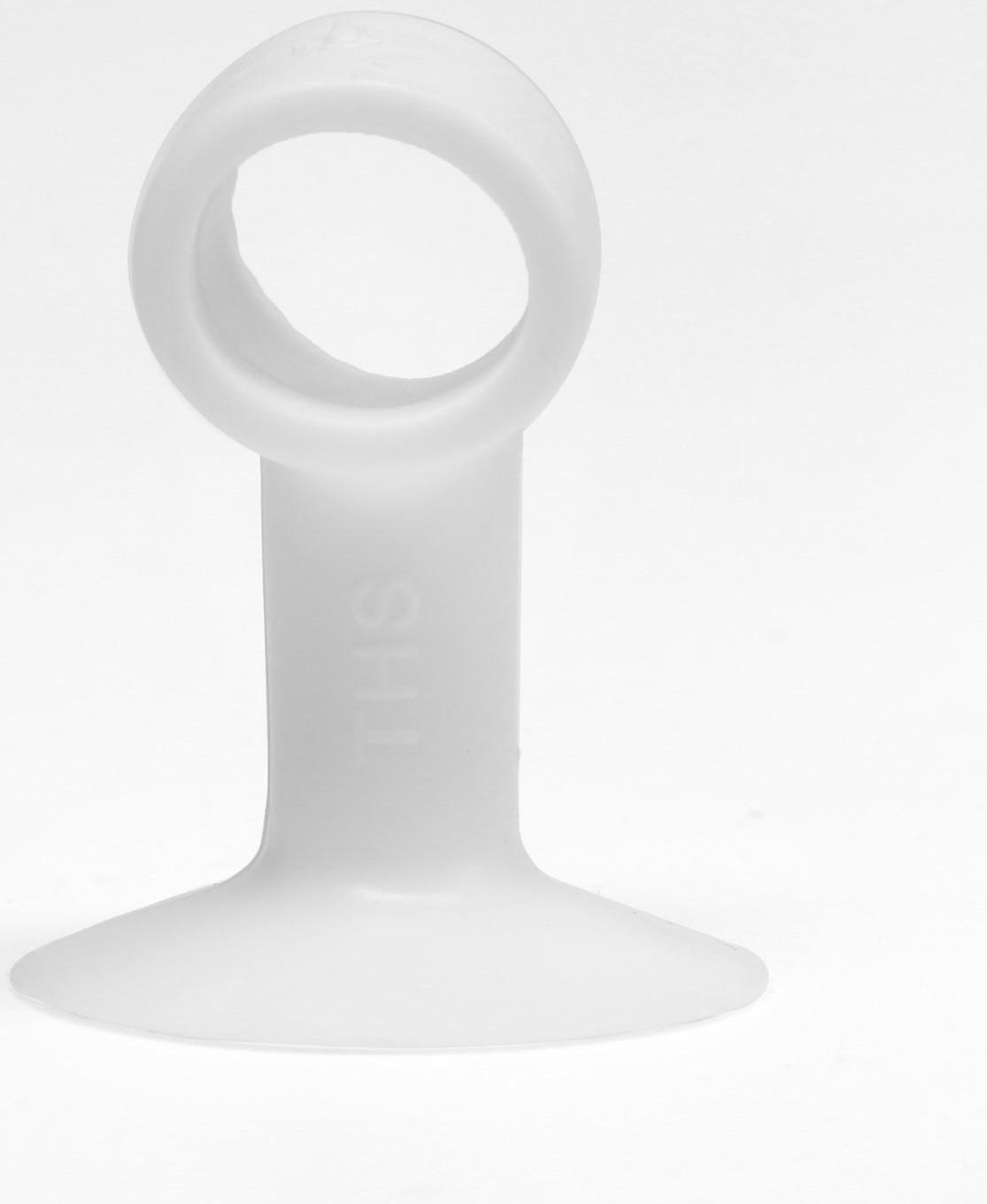 Дверной ограничитель LOCKLAND на ручку, d=15 мм, h=50 мм, цвет белый