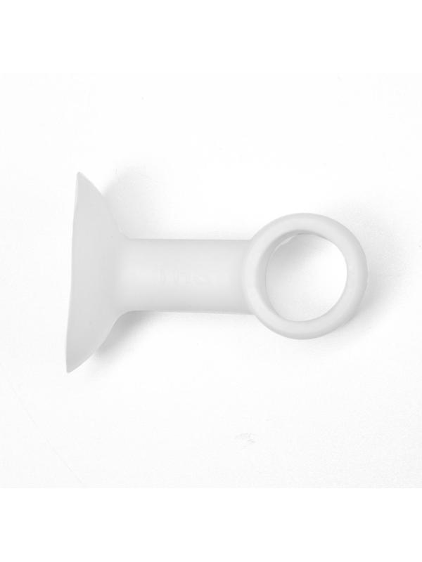 Дверной ограничитель LOCKLAND на ручку, d=15 мм, h=50 мм, цвет белый