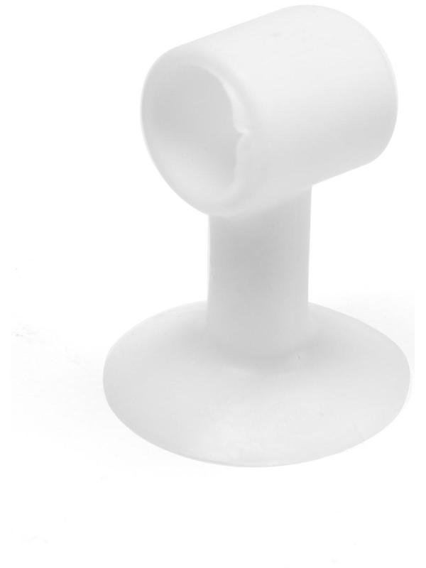 Дверной ограничитель LOCKLAND на ручку, d=15 мм, h=50 мм, цвет белый