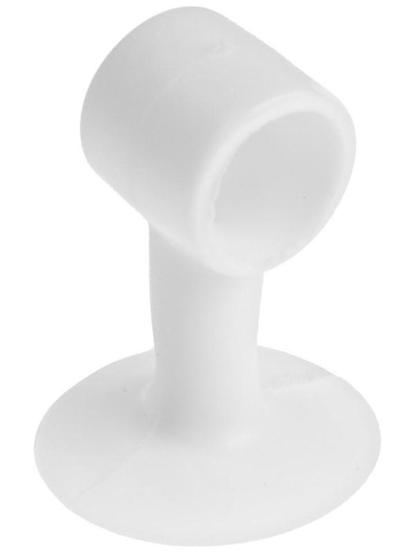 Дверной ограничитель LOCKLAND на ручку, d=15 мм, h=50 мм, цвет белый