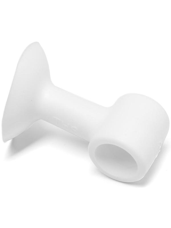 Дверной ограничитель LOCKLAND на ручку, d=15 мм, h=50 мм, цвет белый