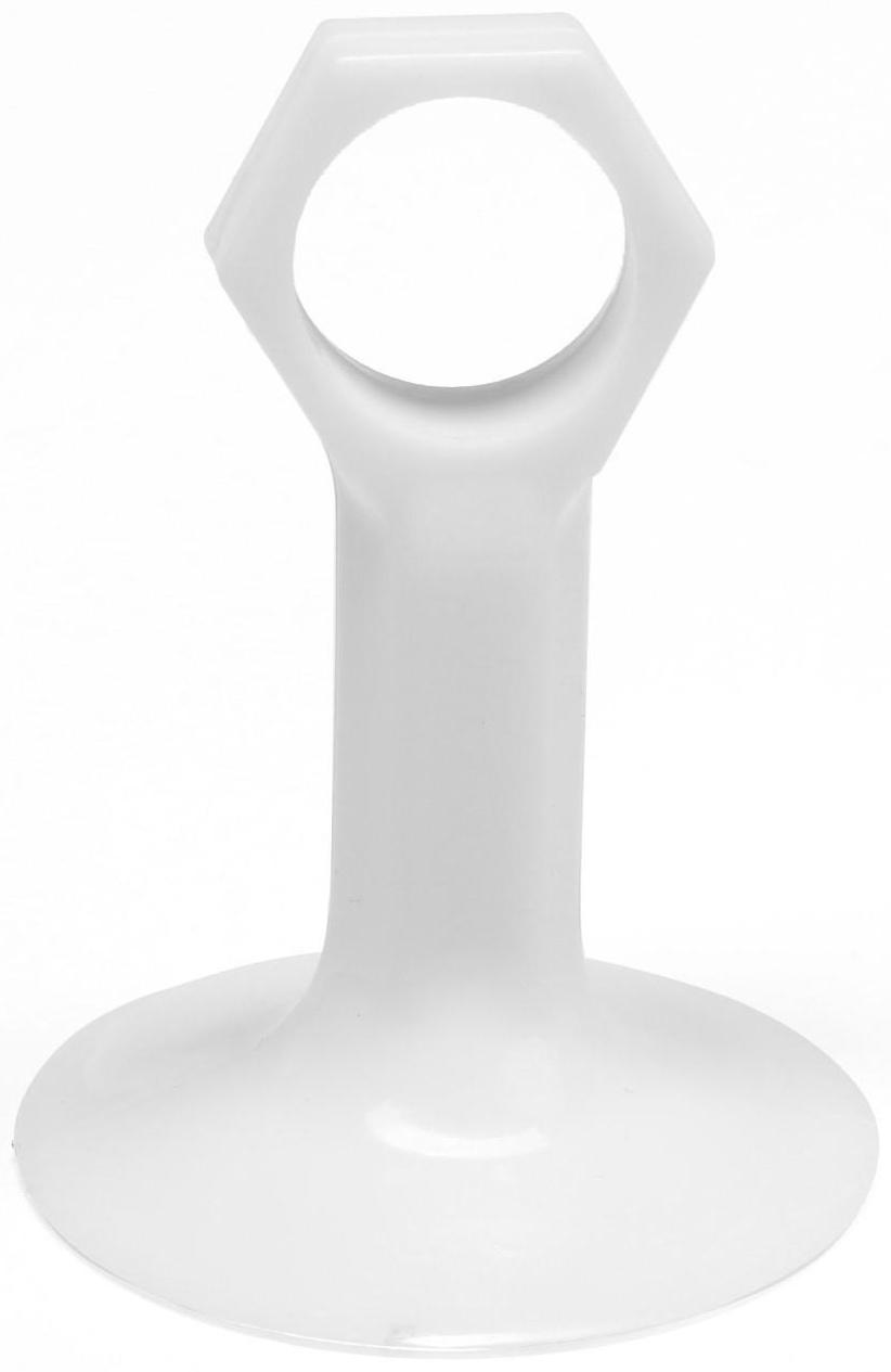 Дверной ограничитель LOCKLAND на ручку, d=18 мм, h=68 мм, цвет белый