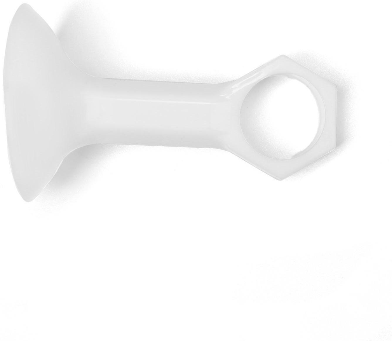 Дверной ограничитель LOCKLAND на ручку, d=18 мм, h=68 мм, цвет белый