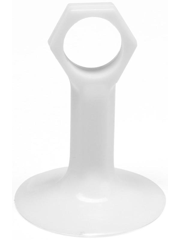 Дверной ограничитель LOCKLAND на ручку, d=18 мм, h=68 мм, цвет белый