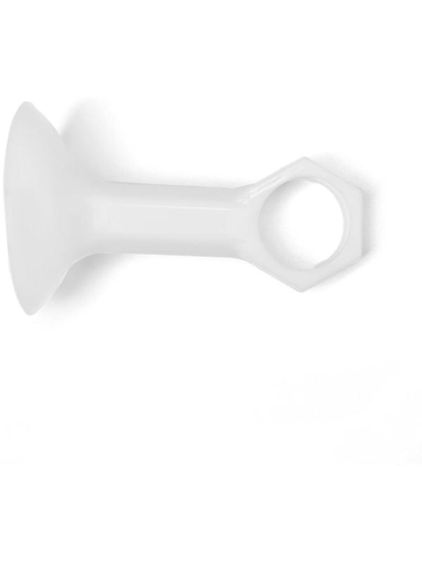 Дверной ограничитель LOCKLAND на ручку, d=18 мм, h=68 мм, цвет белый