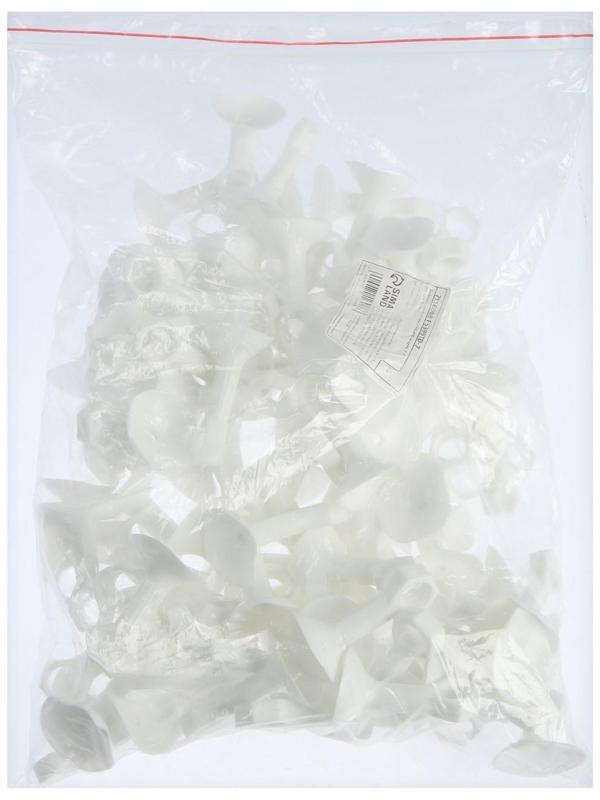 Дверной ограничитель LOCKLAND на ручку, d=18 мм, h=68 мм, цвет белый