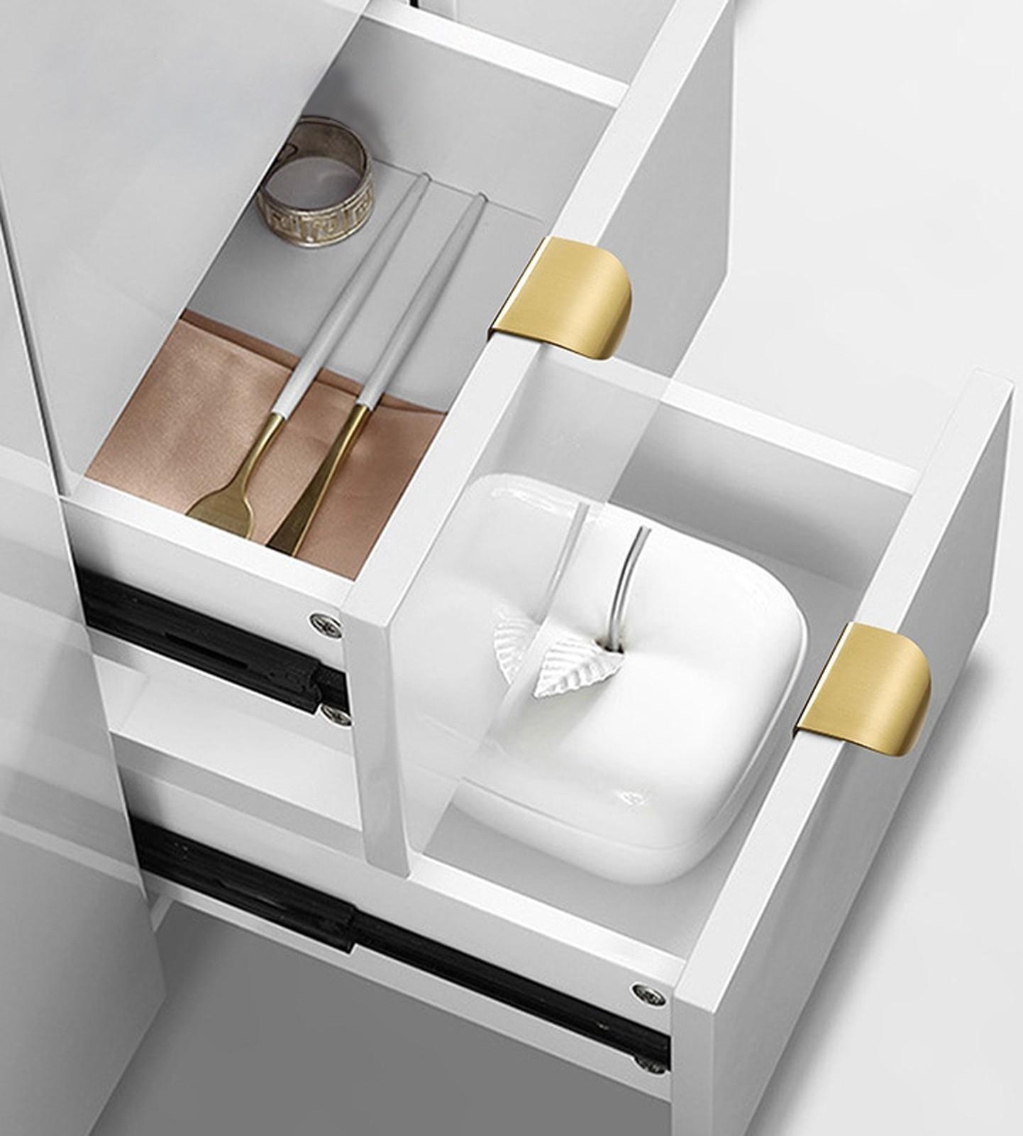 Ручка CAPPIO, м/о 32 мм, цвет матовое золото