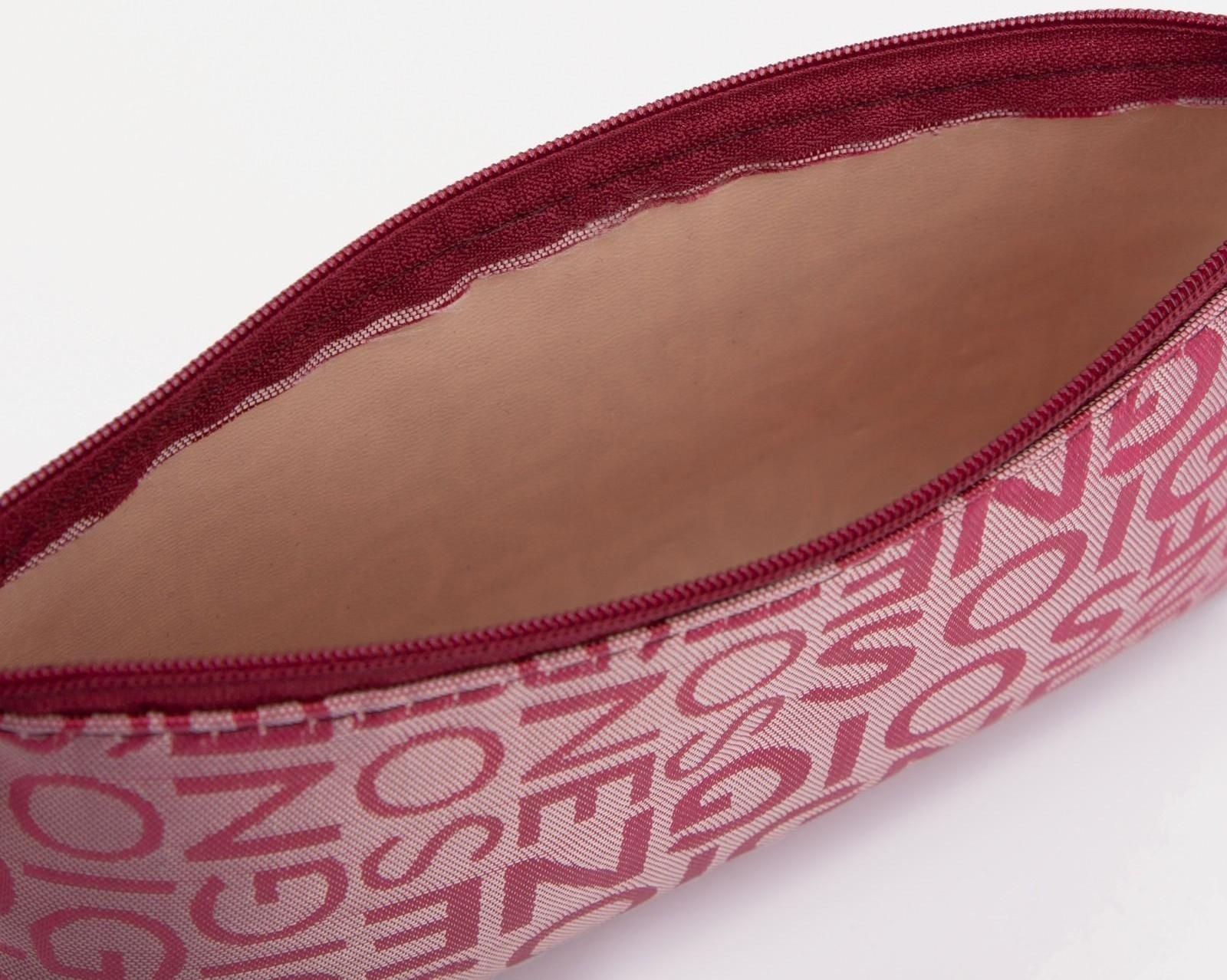 Косметичка на молнии, цвет бордовый